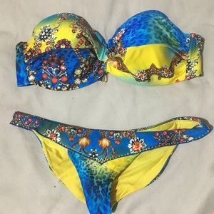Luli Fama Strapless Bikini